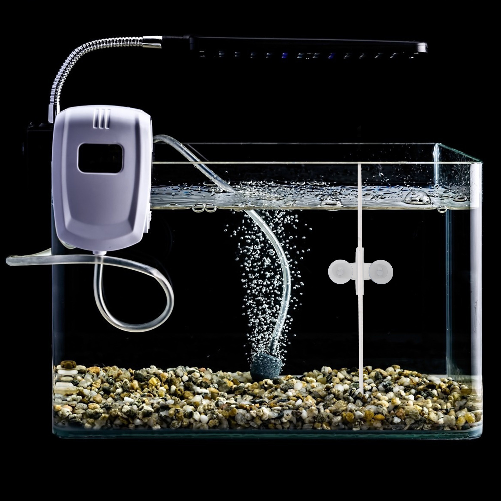 Tank Divider Mesh - 5Pcs Aquarium Glass Clip Isolation Net