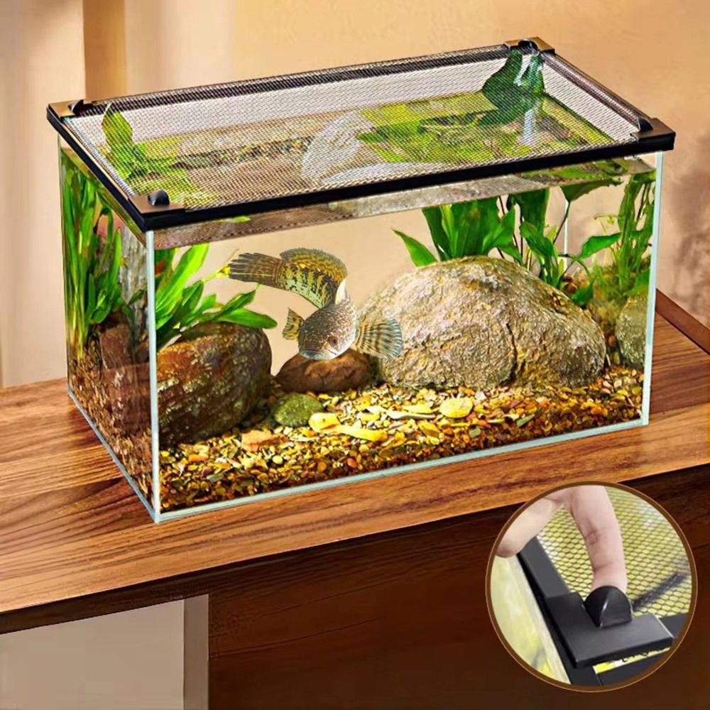 Sturdy Magnetic Fish Tank Lid  - Tank Divider Mesh 评论和价格