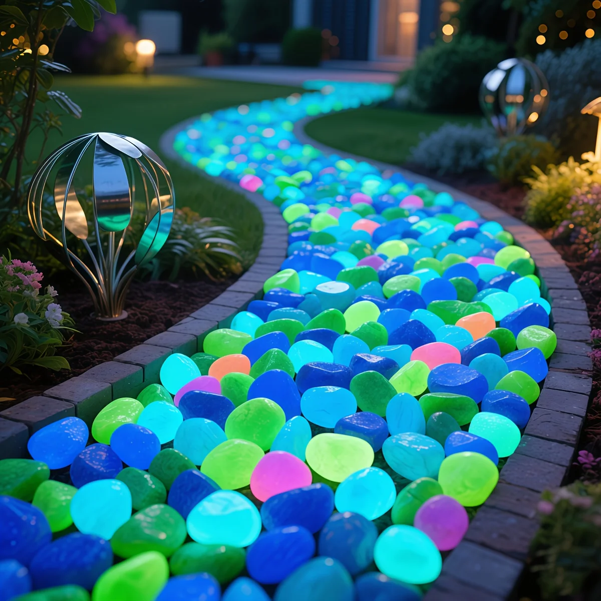 1CM 100pcs Color Goose Stone L - Aquarium Fish Farm 评论和价格