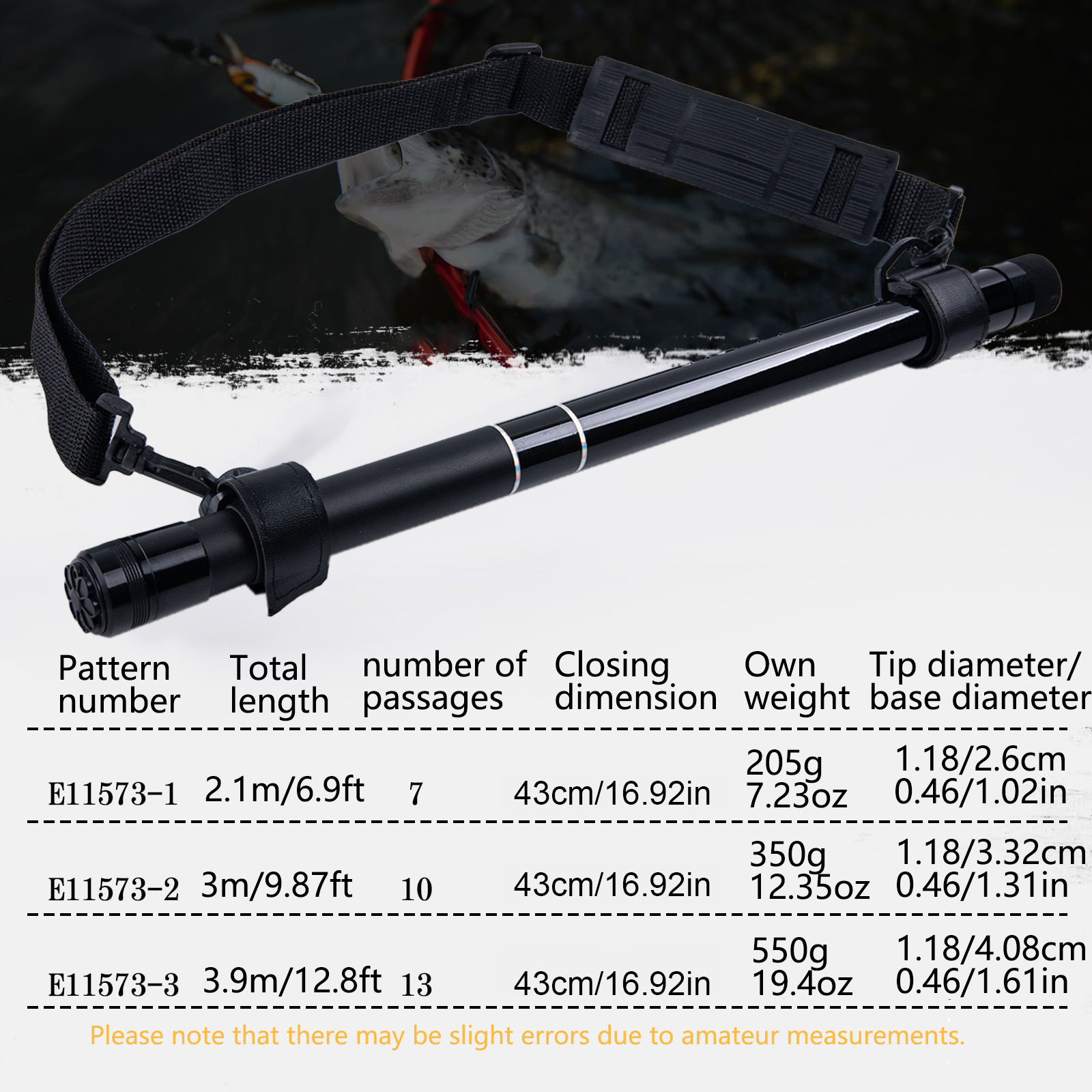 Goture Fishing Net Pole 2.1M 3 - Fish Net Handle 评论和价格