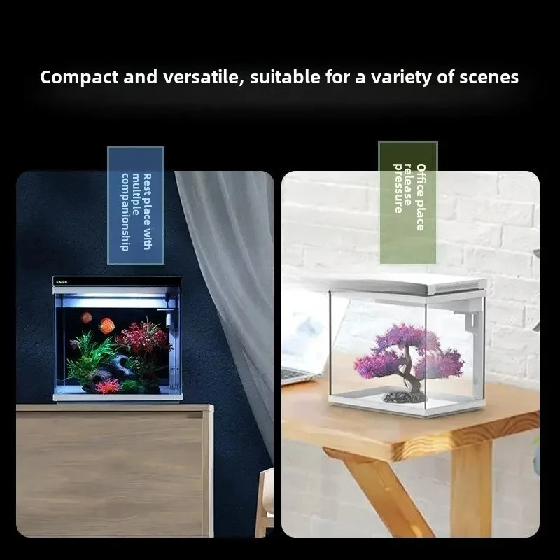 y9.4-  ultra-white glass small - Aquarium Fish Without Oxygen 评论和价格