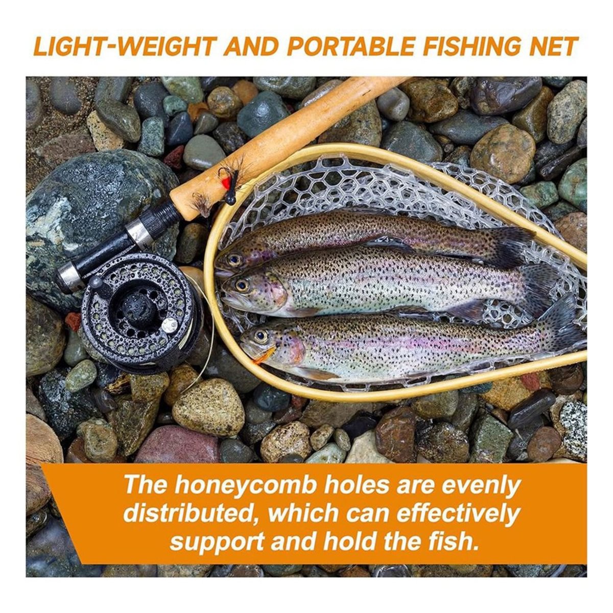 salego 2Pcs Rubber Fishing Net - Fish Net Handle 评论和价格