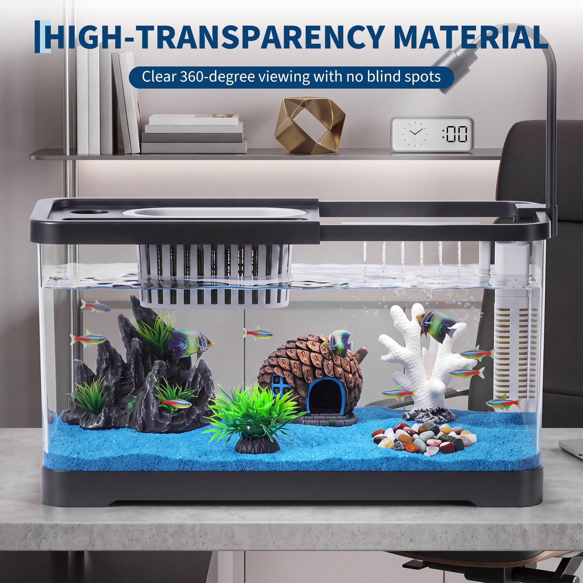 Fish Tank Starter Kit With Fil - Aquarium Goldfish 评论和价格