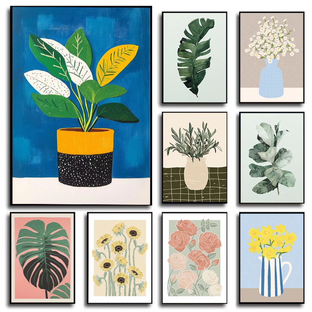 Garden Flower Vase Art Poster  - Live Plant Fertilizer 评论和价格