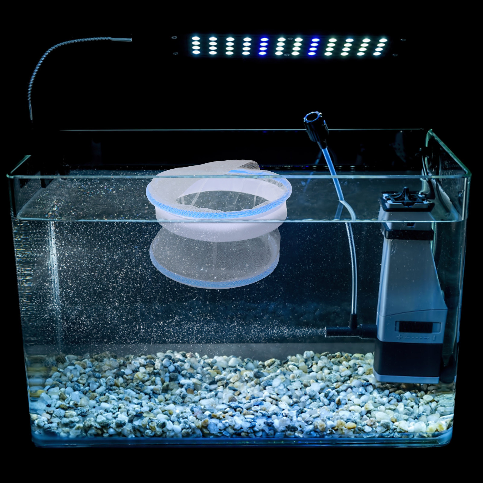 2Pcs Transparent Floating Isol - Tank Divider Mesh 评论和价格