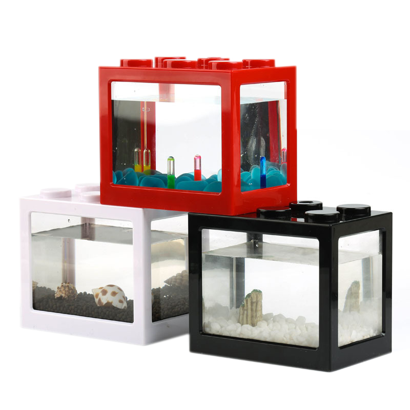 7 Color Mini Aquarium Betta Fi - Aquarium Goldfish 评论和价格