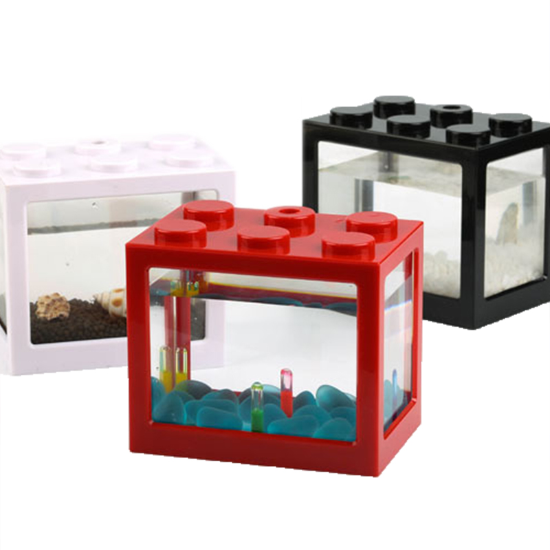 7 Color Mini Aquarium Betta Fi - Aquarium Goldfish 评论和价格