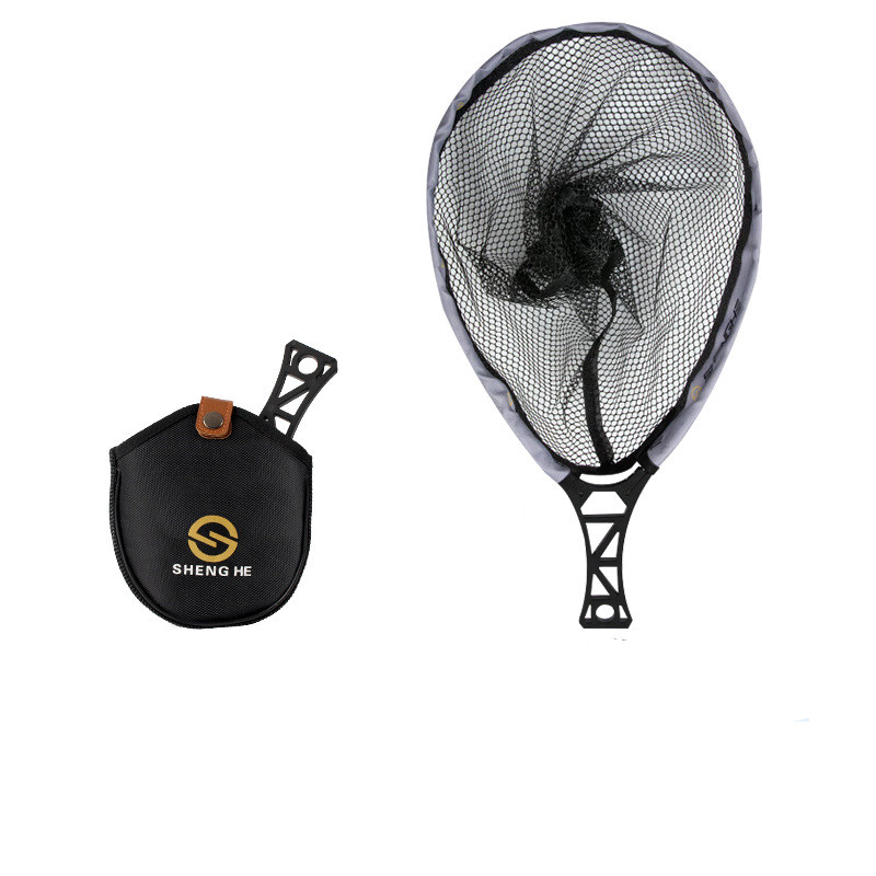 Portable ABS Handle Fly Fishin - Fish Net Handle 评论和价格