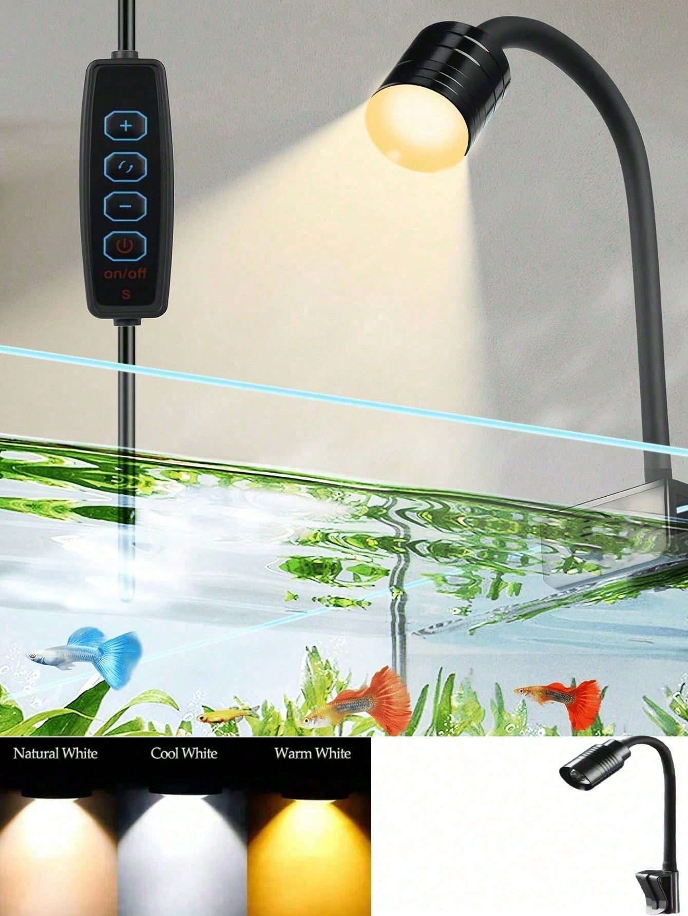 USB aquarium lights, Zoom Sout - Aquarium Goldfish 评论和价格