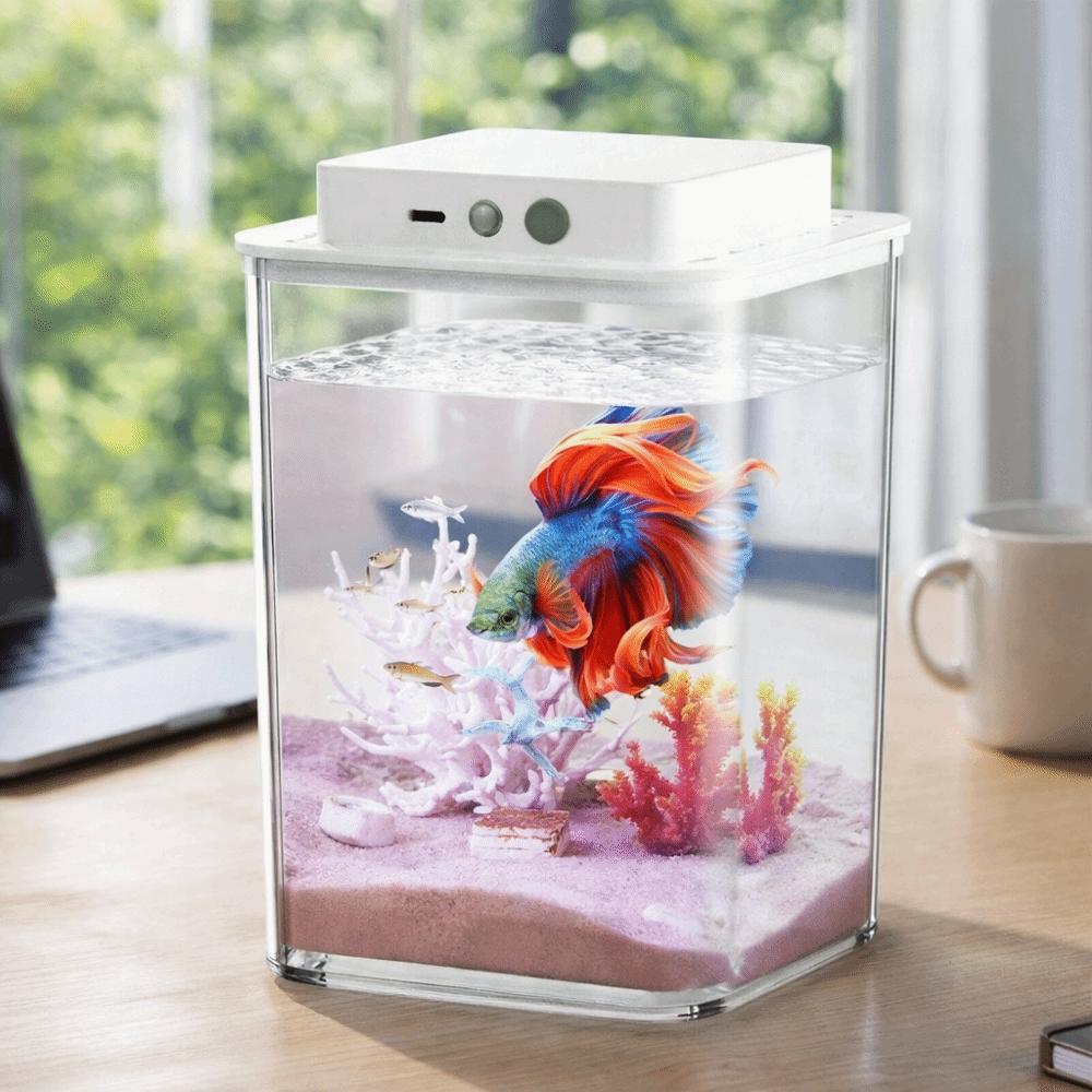 Transparent Betta Fish Tank In - Aquarium Goldfish 评论和价格