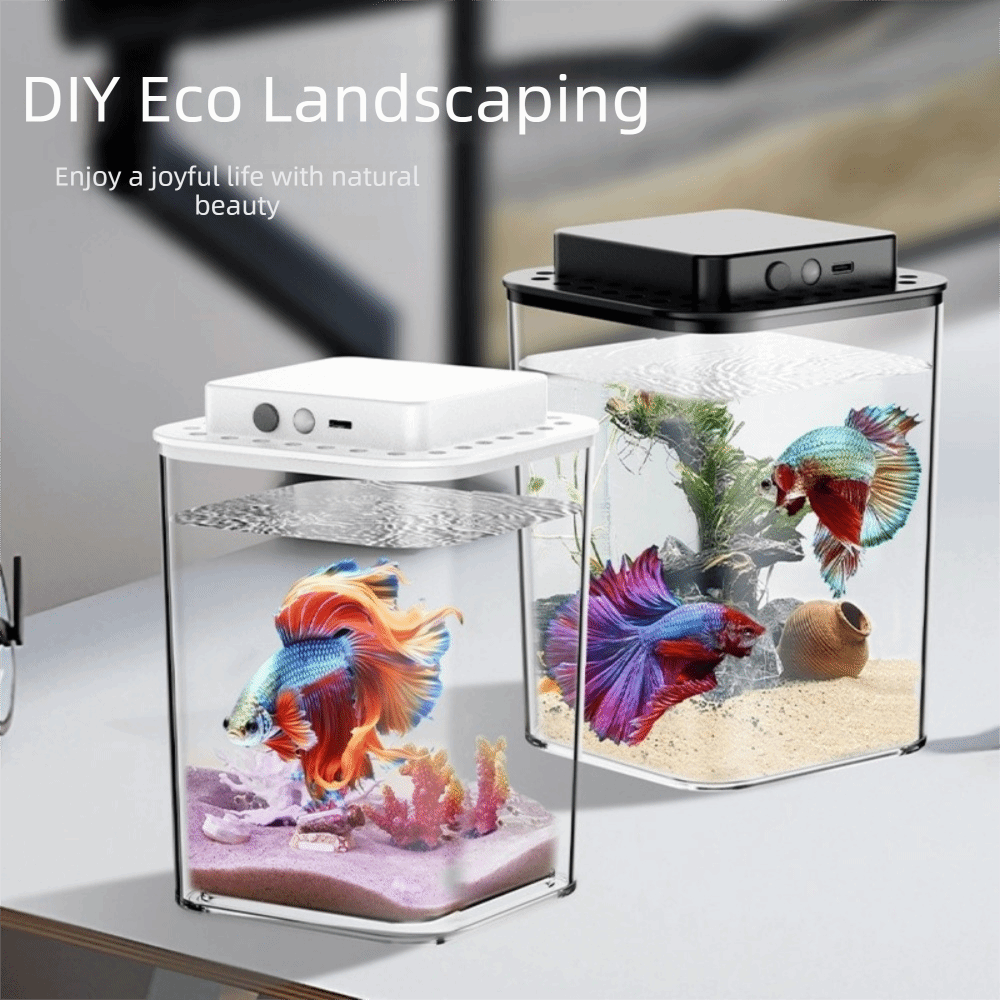 Transparent Betta Fish Tank In - Aquarium Goldfish 评论和价格