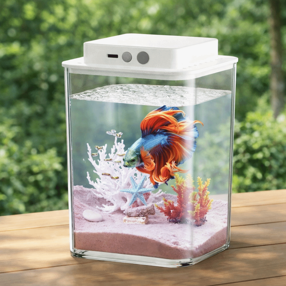 Transparent Betta Fish Tank In - Aquarium Goldfish 评论和价格