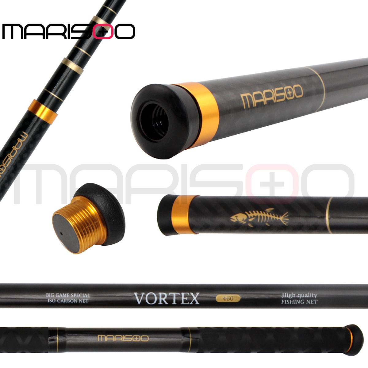 MARISOO VORTEX Telescopic Fish - Fish Net Handle 评论和价格