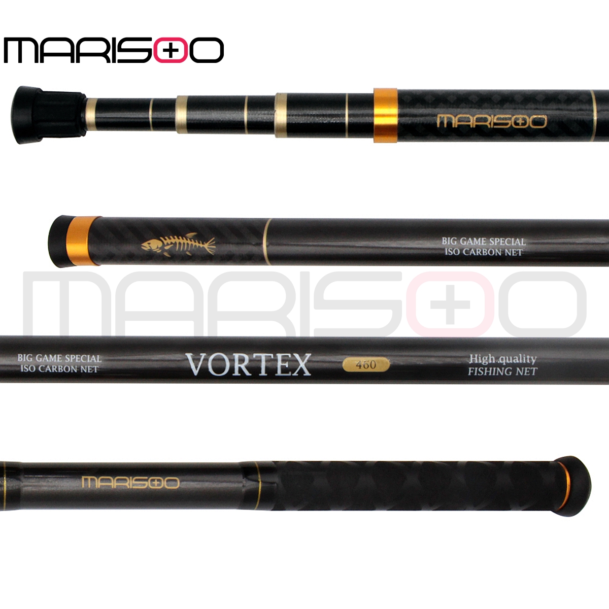 MARISOO VORTEX Telescopic Fish - Fish Net Handle 评论和价格
