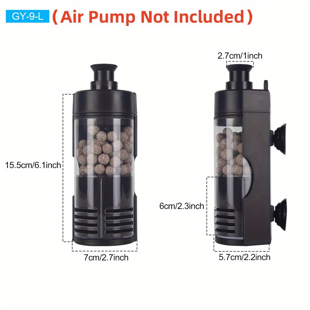 Compact Wall-Mounted Bio Spong - Aquarium Fish Betta 评论和价格