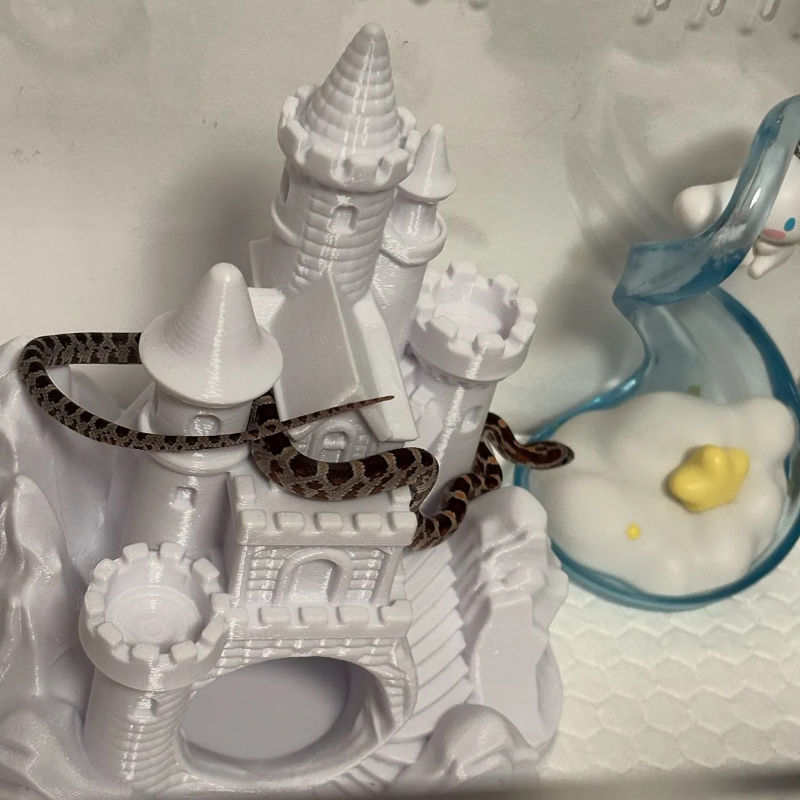 Fairy Tale Castle 3D Print Aqu - Aquarium Fish Hideout 评论和价格