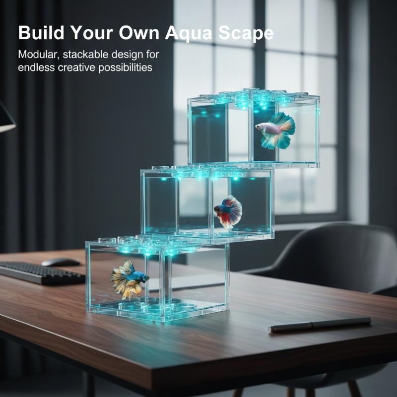 Mini Size Acrylic Fish Tank St - Aquarium Goldfish 评论和价格