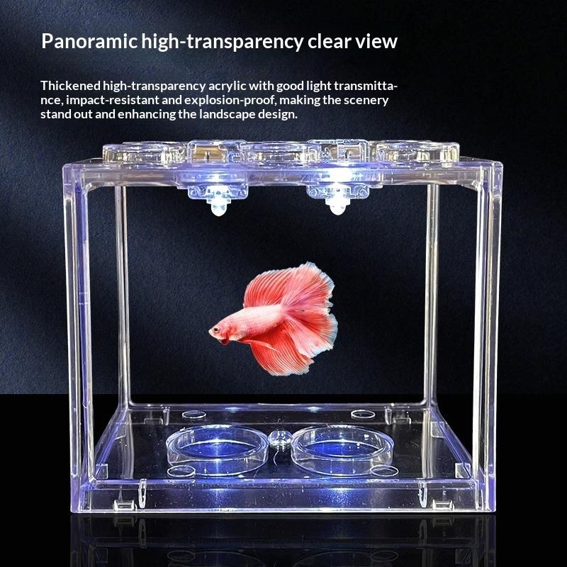 Mini Size Acrylic Fish Tank St - Aquarium Goldfish 评论和价格