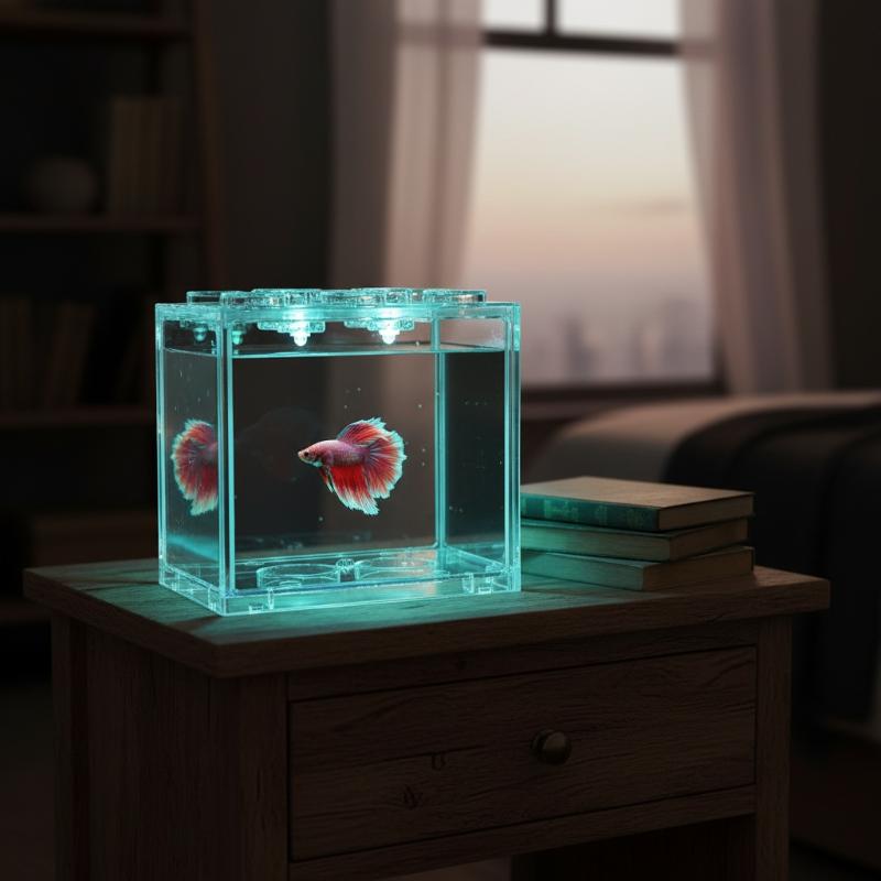 Mini Size Acrylic Fish Tank St - Aquarium Goldfish 评论和价格
