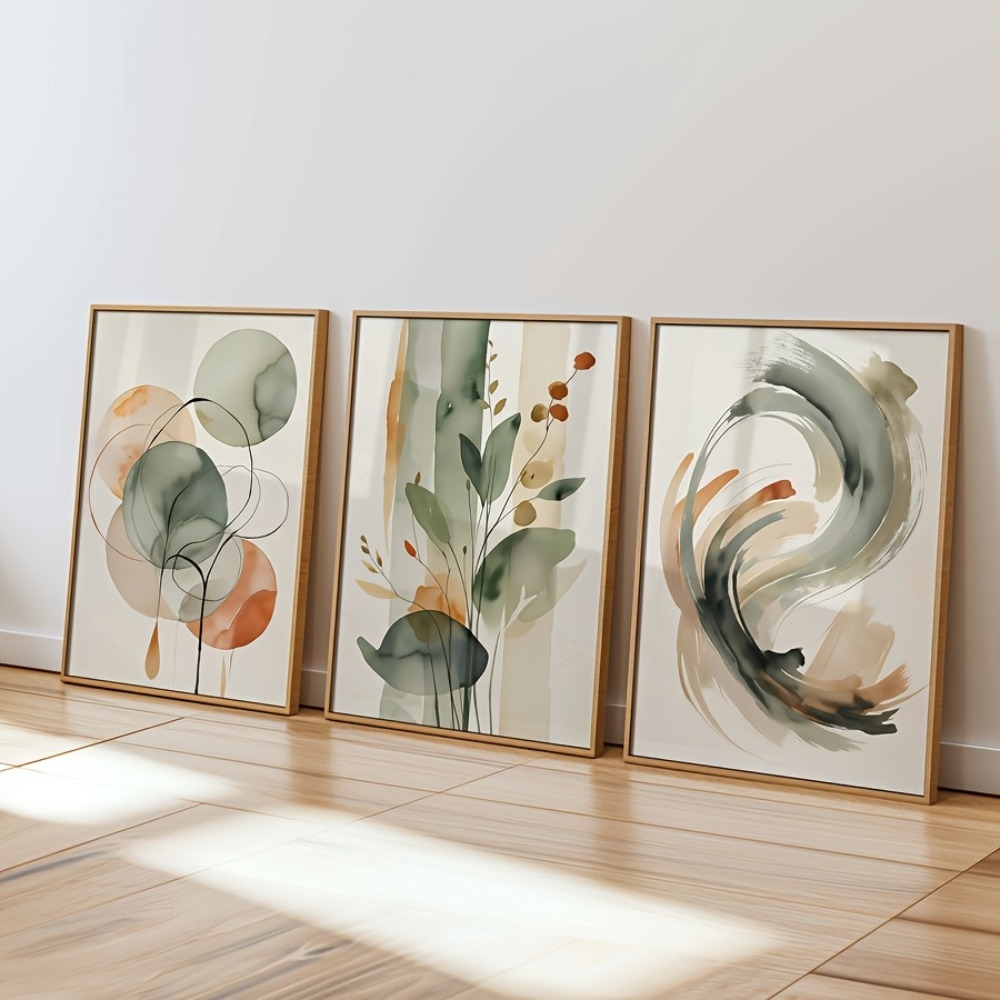 3pcs Frameless,Beige and Sage  - Live Plant Fertilizer 评论和价格
