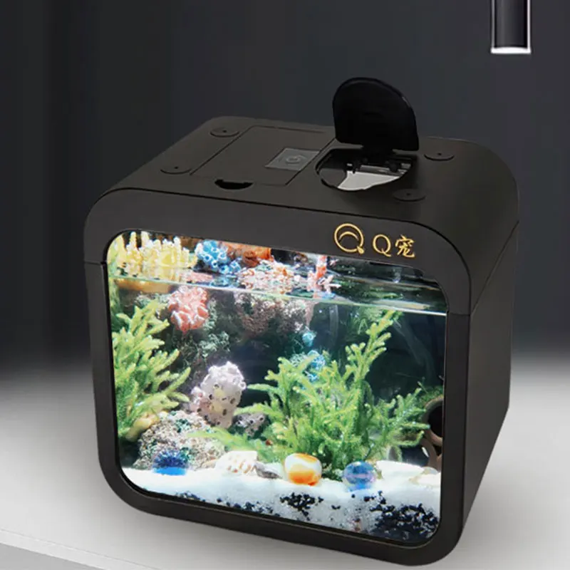 Desktop Transparent Acrylic Fi - Aquarium Goldfish 评论和价格