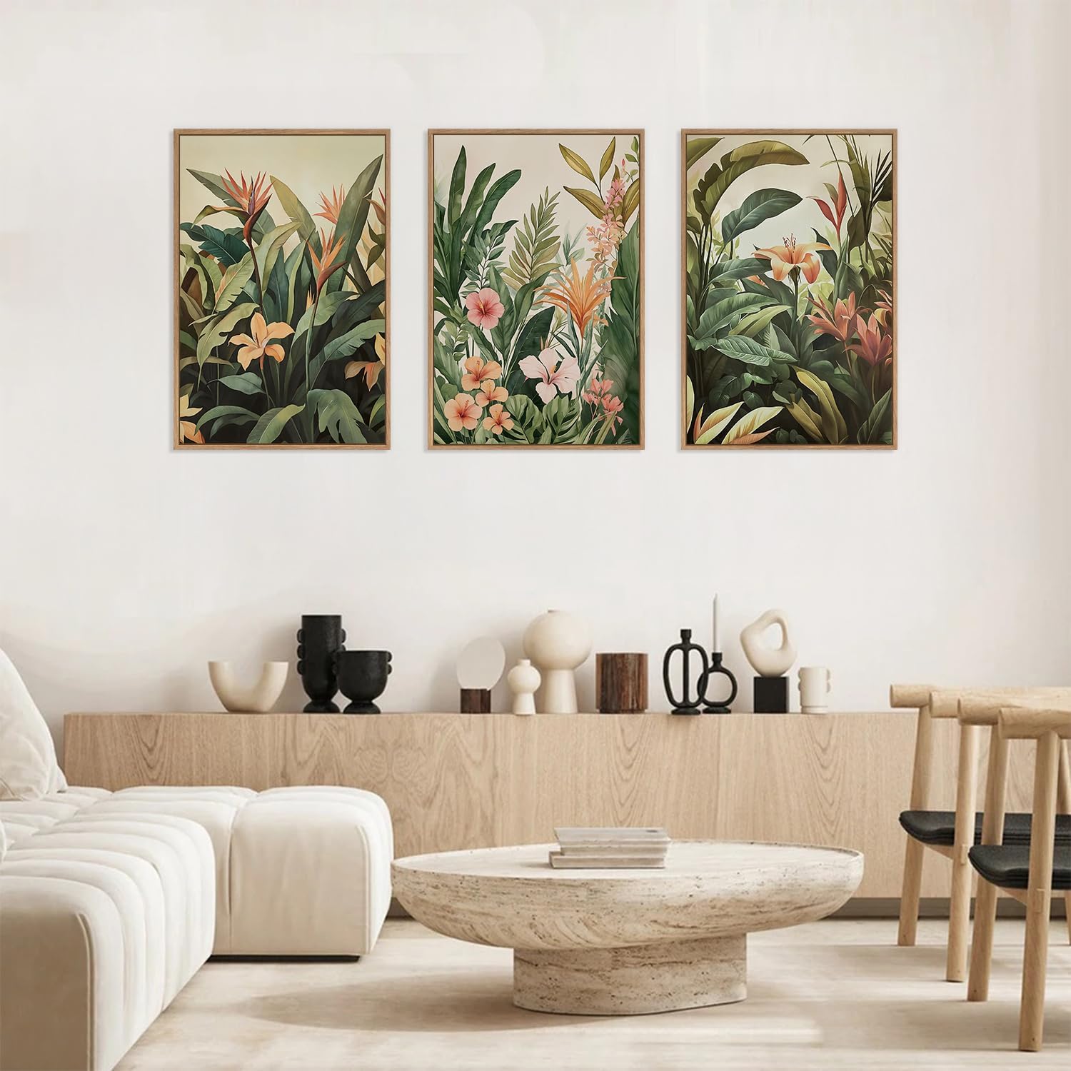 3pcs/set frameless Canvas Pain - Live Plant Fertilizer 评论和价格
